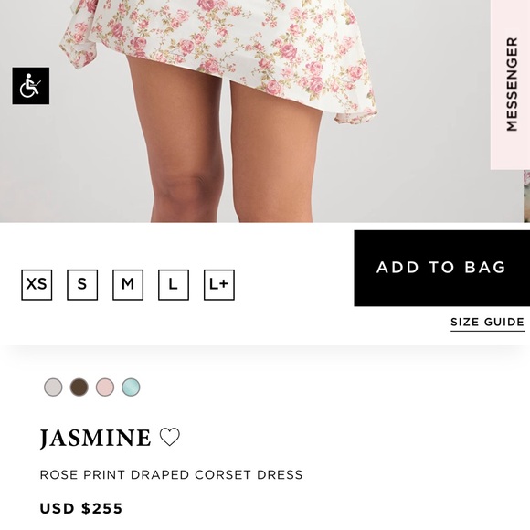 NWT 🌷HOUSE OF CB🌷 Jasmine Rose Print Draped Corset Dress - Picture 5 of 5